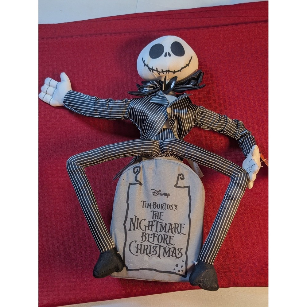 Disney Nightmare Before Christmas JACK SKELLINGTON‎ Halloween Greeter with Tag